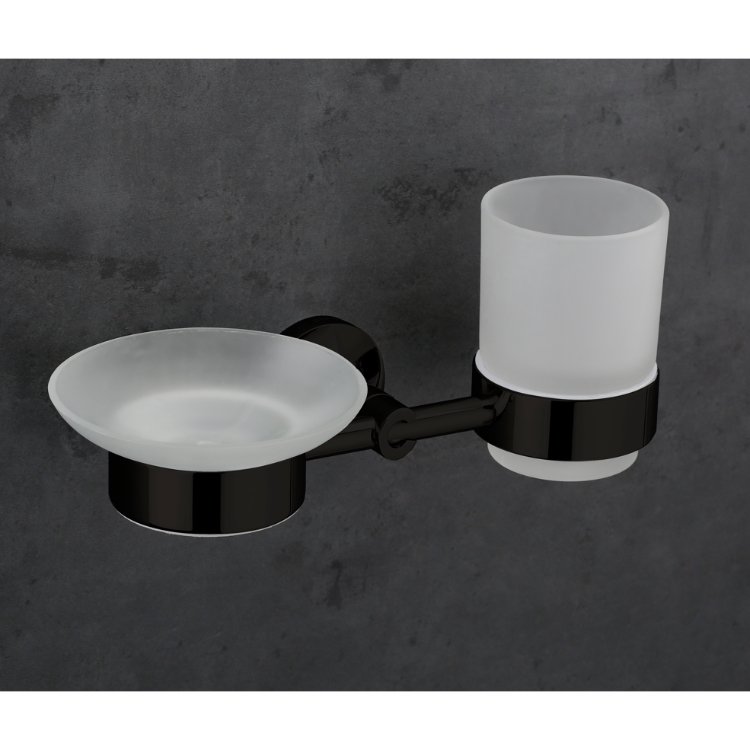 SBA-500614 SOAP DISH WITH TUMBLER HOLDER