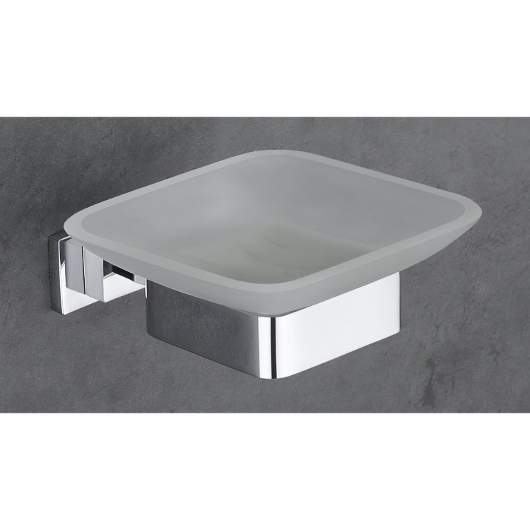 SBA-500701 GLASS SOAP DISH
