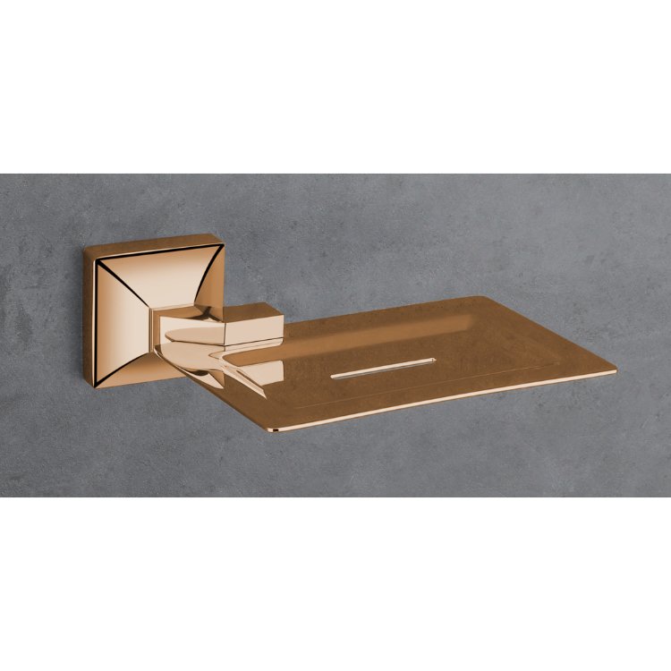 SBA-500802 BRASS SOAP DISH