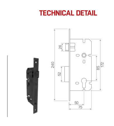 SML-111 EL technical drawing