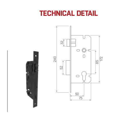 SML-111 RL technical drawing
