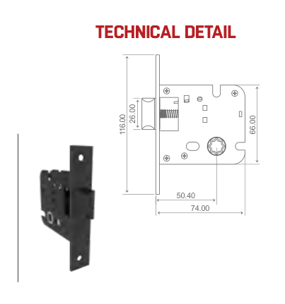 SML-116 technical drawing