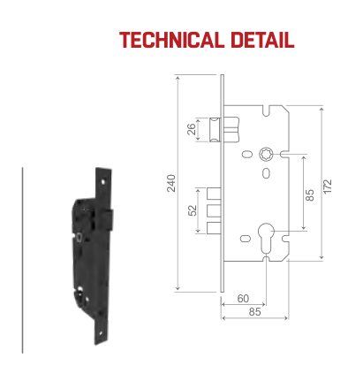 SML-120 EL technical drawing
